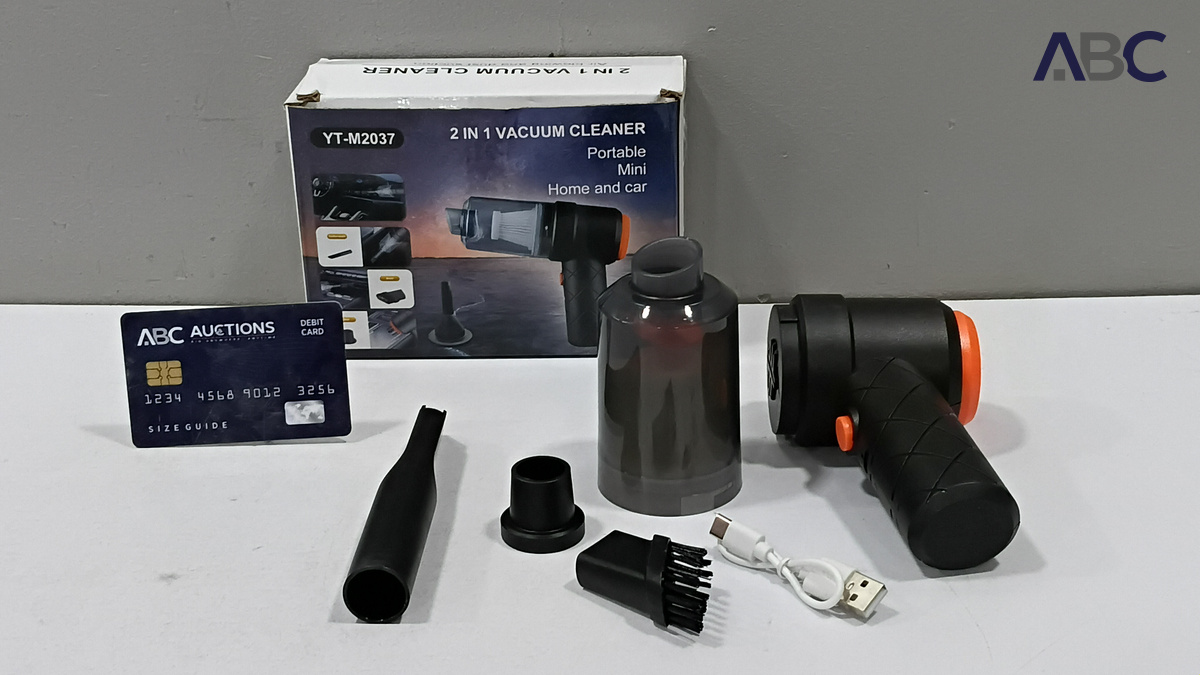 Compact 2-in-1 Mini Vacuum Cleaner