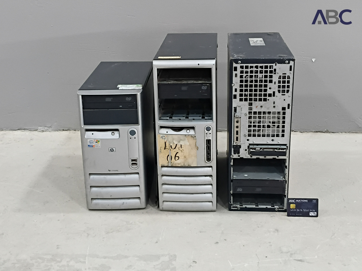 Lot of 3 HP Desktop Towers